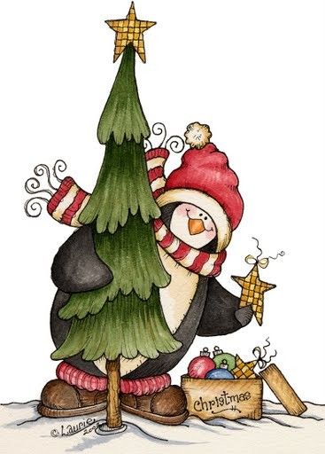 Pingouin de Noël de Laurie