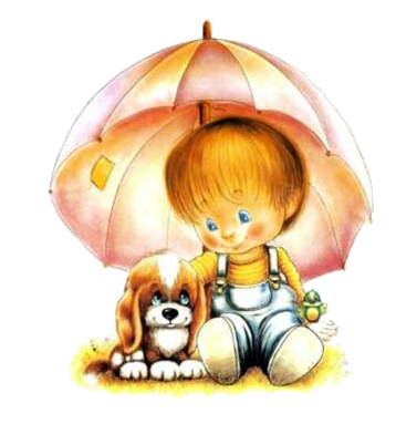 Amis sous le parapluie